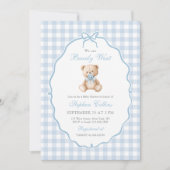 We kunnen nauwelijks wachten op het elegante teddy kaart (Voorkant)