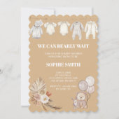 We kunnen nauwelijks wachten op het rustieke Boho  Kaart (Voorkant)