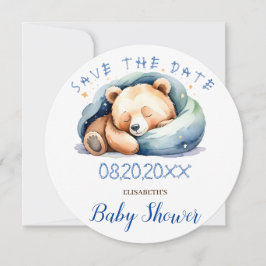 We kunnen nauwelijks wachten op het slapen Teddy B Save The Date
