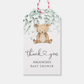 We kunnen nauwelijks wachten op minimalistisch gro cadeaulabel (Voorkant)