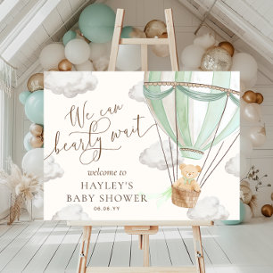 We kunnen nauwelijks wachten op Mint Green Baby sh Poster