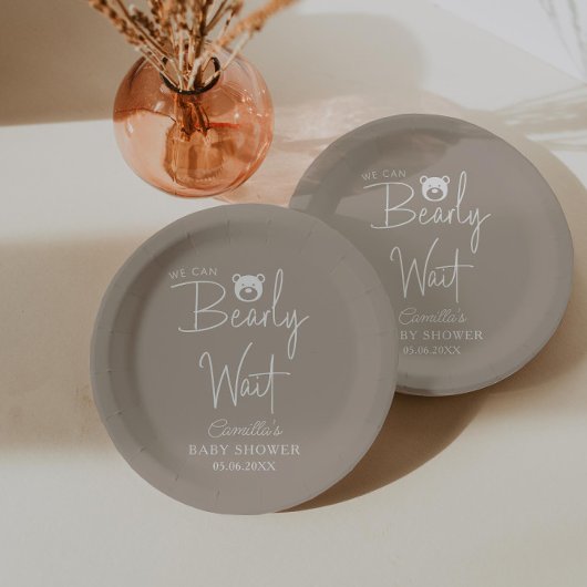 We kunnen nauwelijks wachten op modern minimalisti papieren bordje