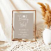 We kunnen nauwelijks wachten op modern minimalisti poster