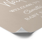 We kunnen nauwelijks wachten op modern minimalisti poster (Hoek)