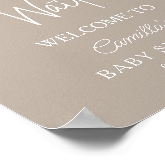 We kunnen nauwelijks wachten op modern minimalisti poster (Hoek)