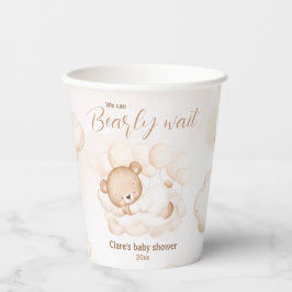 We kunnen nauwelijks wachten op neutrale Baby show Papieren Bekers