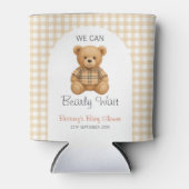 We kunnen nauwelijks wachten op Preppy Beer Baby s Blikjeskoeler (Voorkant)