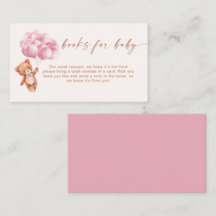 We kunnen nauwelijks wachten op roze ballonboeken  informatiekaartje