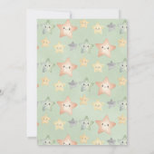 We kunnen nauwelijks wachten op Sage Green Baby sh Kaart (Achterkant)