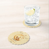 We kunnen nauwelijks wachten op Schattige Baby Bee Kartonnen Onderzetters (Insitu)