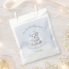 We kunnen nauwelijks wachten op Schattige Beer Blu Bedankzakje