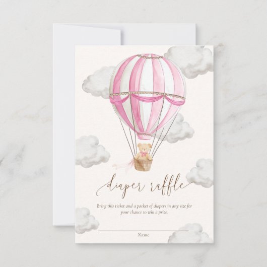 We kunnen nauwelijks wachten op Teddy Bear Luier R Kaart (Voorkant)