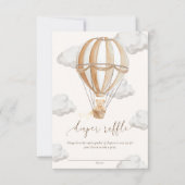 We kunnen nauwelijks wachten op Teddy Bear Luier R Kaart (Voorkant)