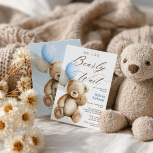 We kunnen nauwelijks wachten op Teddy Bear QR Boy Kaart
