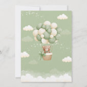 We kunnen nauwelijks wachten op Teddy Bear Sage Ba Kaart (Achterkant)