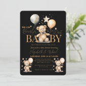 We kunnen nauwelijks wachten op thema Baby shower  Kaart (Staand voorkant)