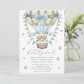 We kunnen nauwelijks wachten op Twin Boy Baby Spri Kaart (Staand voorkant)