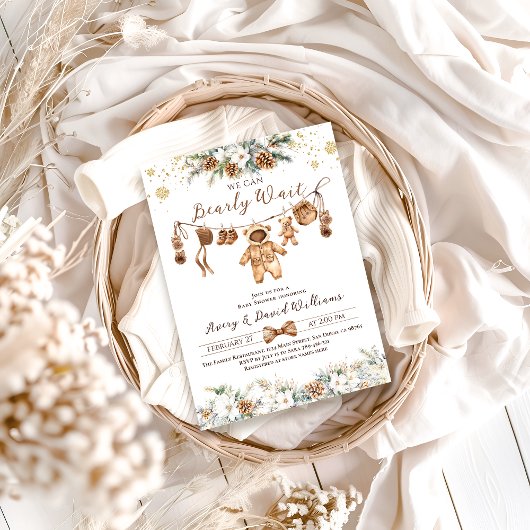 We kunnen nauwelijks wachten op Winter ClothestLin Kaart