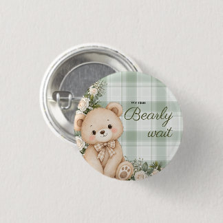 We kunnen nauwelijks wachten ronde button 3,2 cm