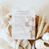 We kunnen nauwelijks wachten | Roze mama of papa s Informatiekaartje