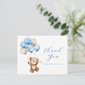 We kunnen nauwelijks wachten Teddy Bear Bedankt Op (Staand voorkant)