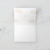 We kunnen nauwelijks wachten Teddybeer Baby Shower Bedankkaart (Binnen)