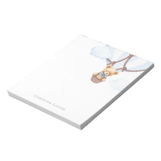 We kunnen nauwelijks wachten! Teddybeer in hete lu Notitieblok (Linkerzijde)