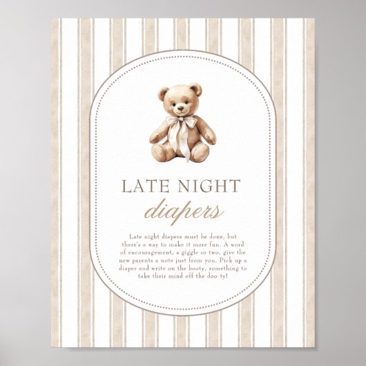 We kunnen nauwelijks wachten tot de late night lui poster (Voorkant)