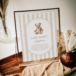 We kunnen nauwelijks wachten tot de late night lui poster