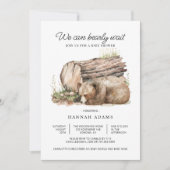 We kunnen nauwelijks wachten tot het Baby shower Kaart (Voorkant)