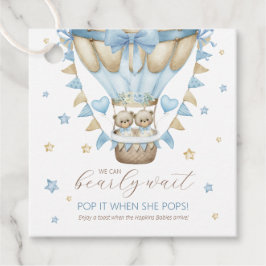 We kunnen nauwelijks wachten tot Twin Boy er Pop v Bedankjes Labels