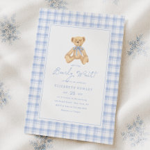 We kunnen nauwelijks wachten Vintage teddybeer bab
