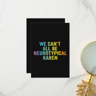 We Kunnen Niet Allen Neurotypisch Zijn Karen Grapp Bedankkaart