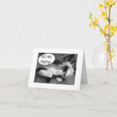 WE KUNNEN NIET DE LEEFTIJD ZIJN DIE WE ZIJN = TWIN KAART (Gele Bloem)