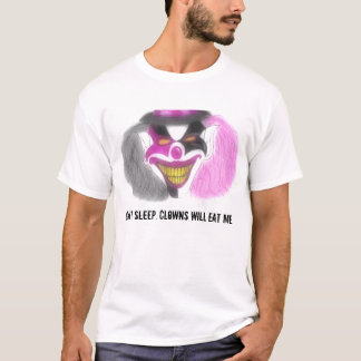 We kunnen niet slapen. Clowns zullen me opeten. T-shirt