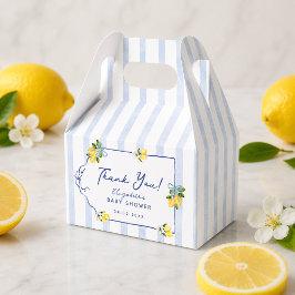 We kunnen niet wachten om je te knuffelen Lemon Ba Bedankdoosjes