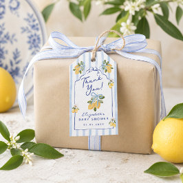 We kunnen niet wachten om je te knuffelen Lemon Ba Cadeaulabel