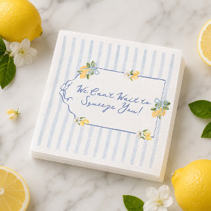 We kunnen niet wachten om je te knuffelen Lemon Ba Servet