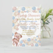 We kunnen niet wachten op Baby-uitnodiging Kaart (Staand voorkant)