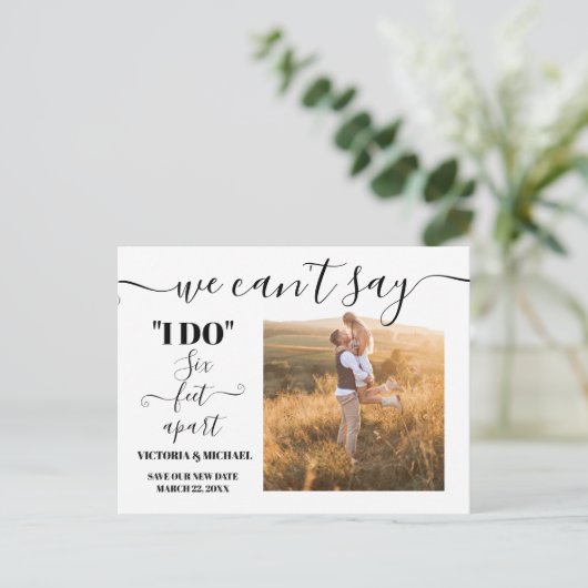 We kunnen niet zeggen dat ik doe zes meter uit elk briefkaart (Staand voorkant)