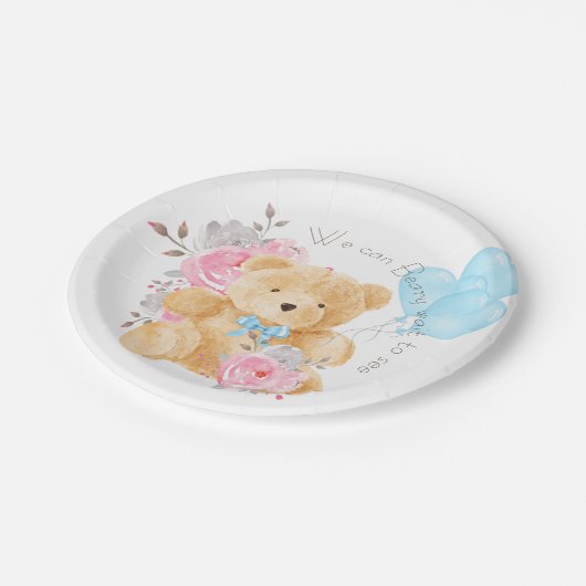 we kunnen nog lang wachten op Genderonthulling Papieren Bordje (Gekanteld)