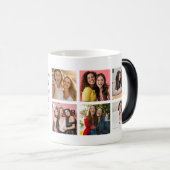 We kunnen om het even wat afstudeerder foto collag mok (Voorkant rechts)