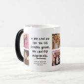 We kunnen om het even wat afstudeerder foto collag mok (Voorkant links)