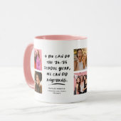 We kunnen om het even wat afstudeerder foto collag mok (Voorkant links)