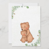 We kunnen op Teddy Bear Baby shower wachten. Kaart (Achterkant)