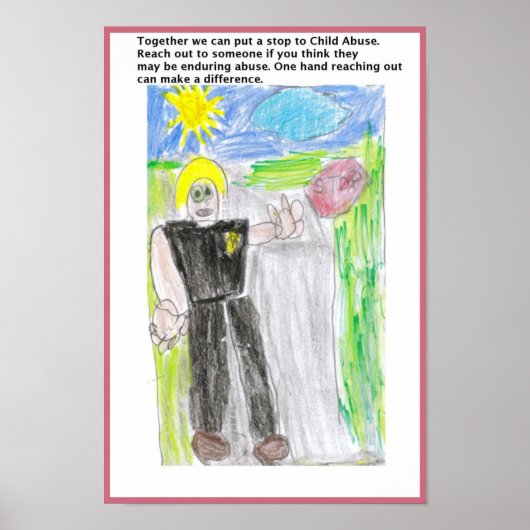 We kunnen Poster tegen kindermisbruik stoppen (Voorkant)