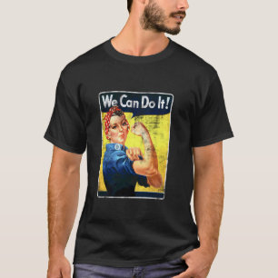 We kunnen Rosie de Riveter doen het shirt feminist