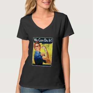 We kunnen Rosie de Riveter doen het shirt feminist