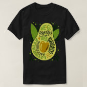 We kunnen samen gaan zoals Avocado T-shirt (Design voorkant)