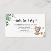 We kunnen snel op boeken wachten op een baby-omhei informatiekaartje (Voorkant)